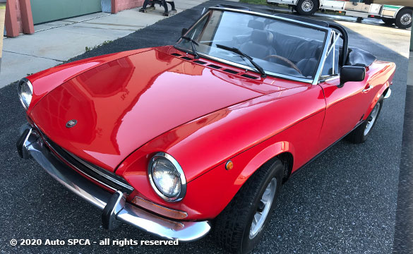 1969 Fiat Spider Convertible