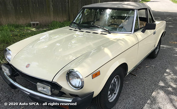 1980 Fiat Spider Convertible